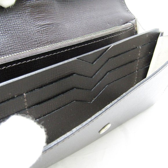 Valextra Punch Long Wallet With Coin Purse/3 Cards V9U14 Women,Men  Calfskin ... - Picture 5 of 14
